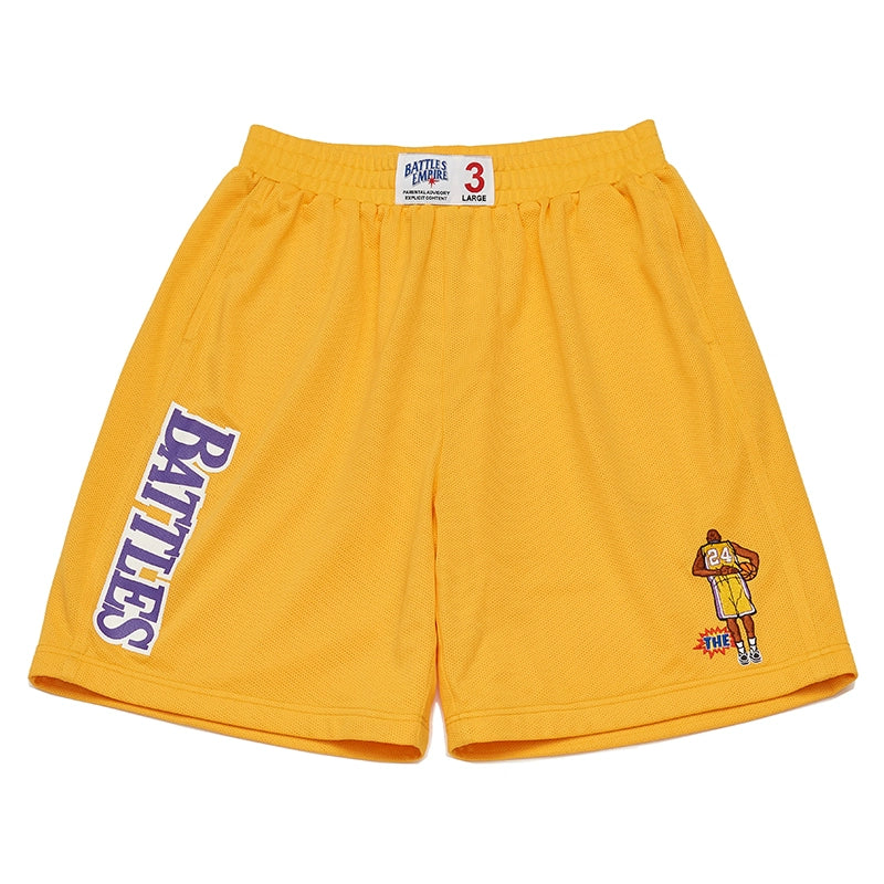 Battles Street Embroidery Printed Basketball Shorts