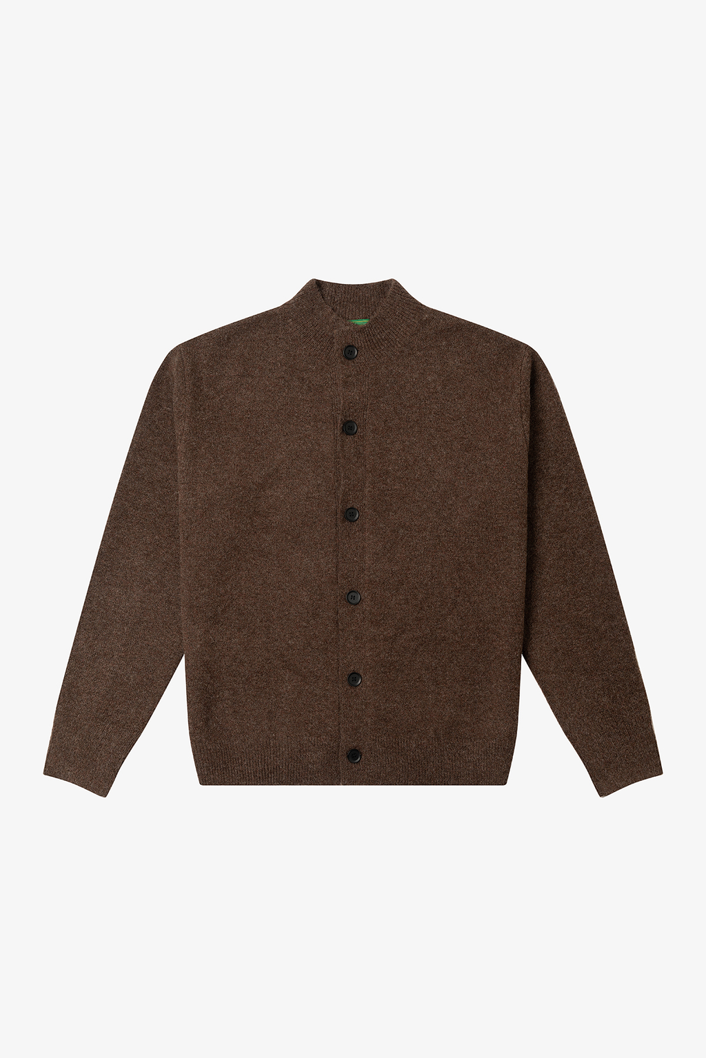 NO LOGO Knitted Button-up Neck Cardigan Sweater