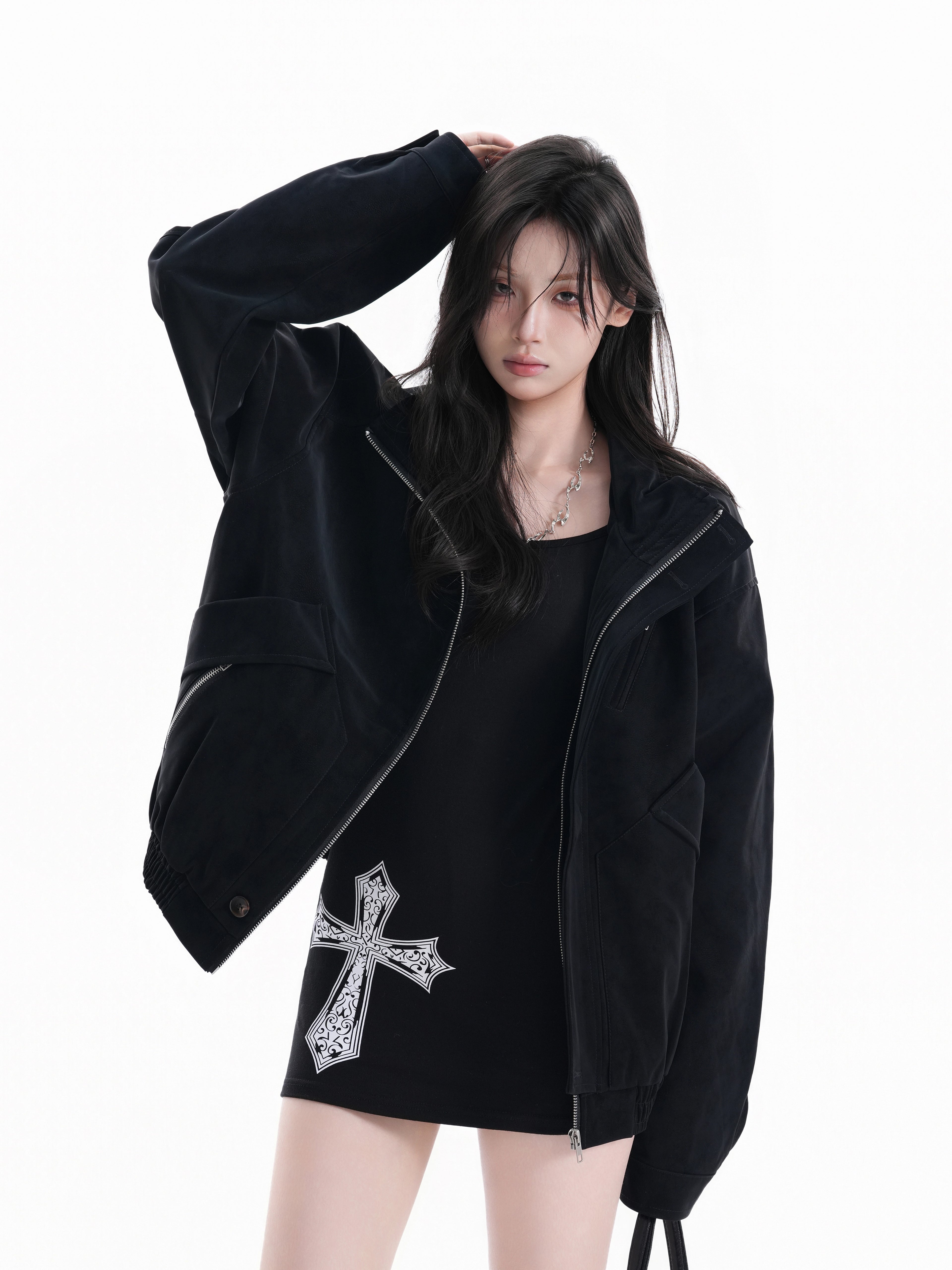 Zuocisankon Vintage Loose Jacket