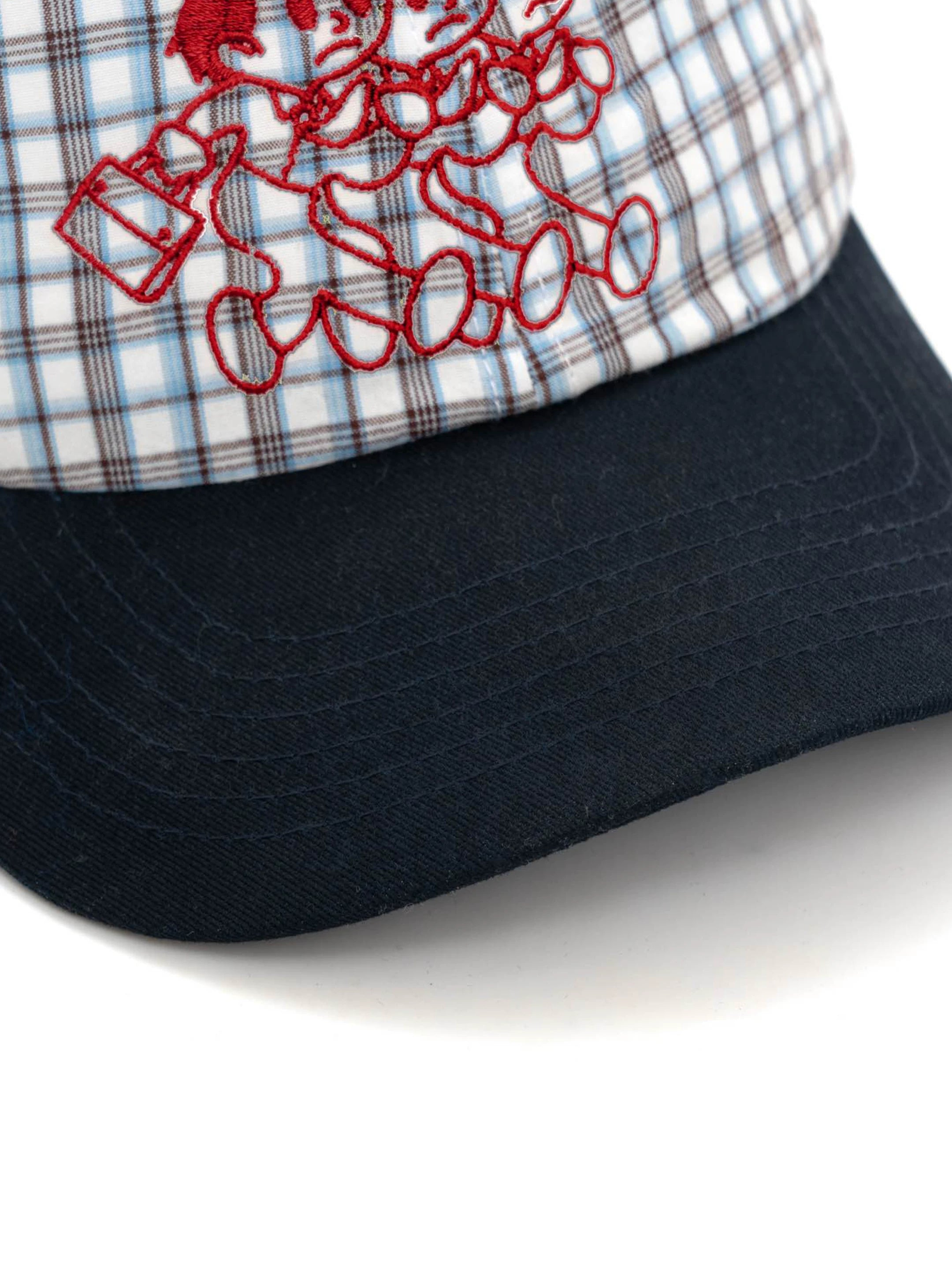 BENT IDEA Plaid Baseball Cap