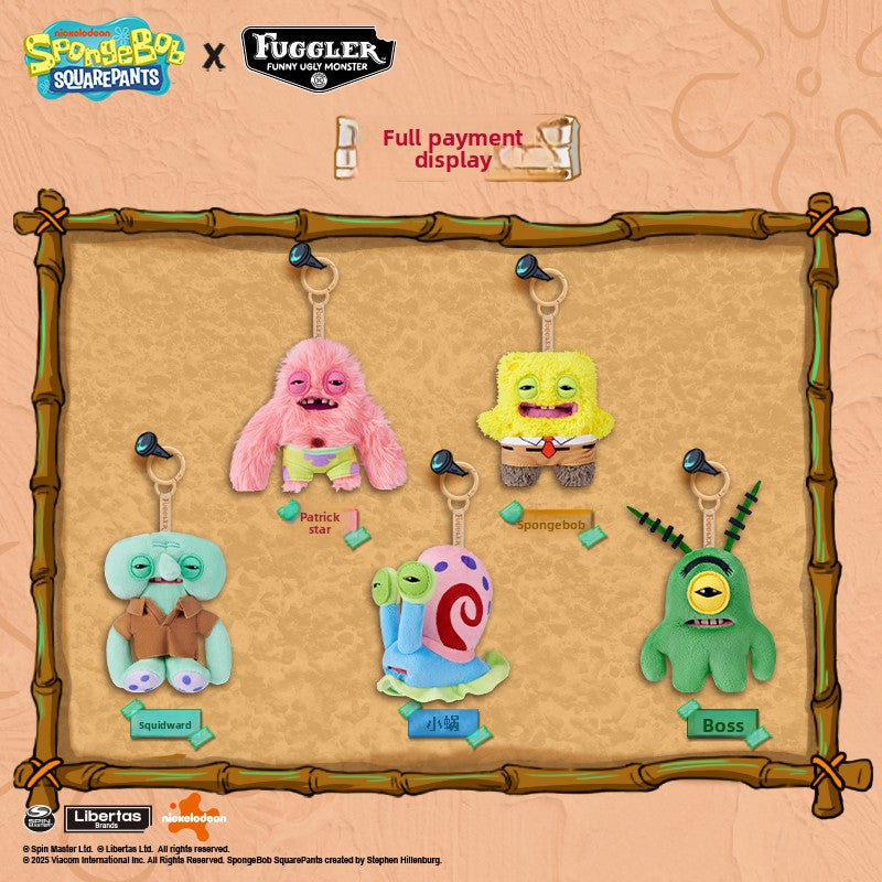 Fuggler Cute Tooth Monster SpongeBob SquarePants Joint Pendant