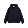 Loopsoon Front and Rear Chain Embroidered Creative Print Hooded Sweater