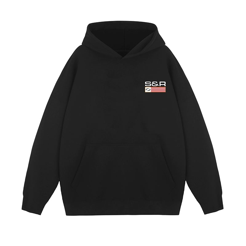 SOSER Vintage Heavy Casual Hooded Sweater