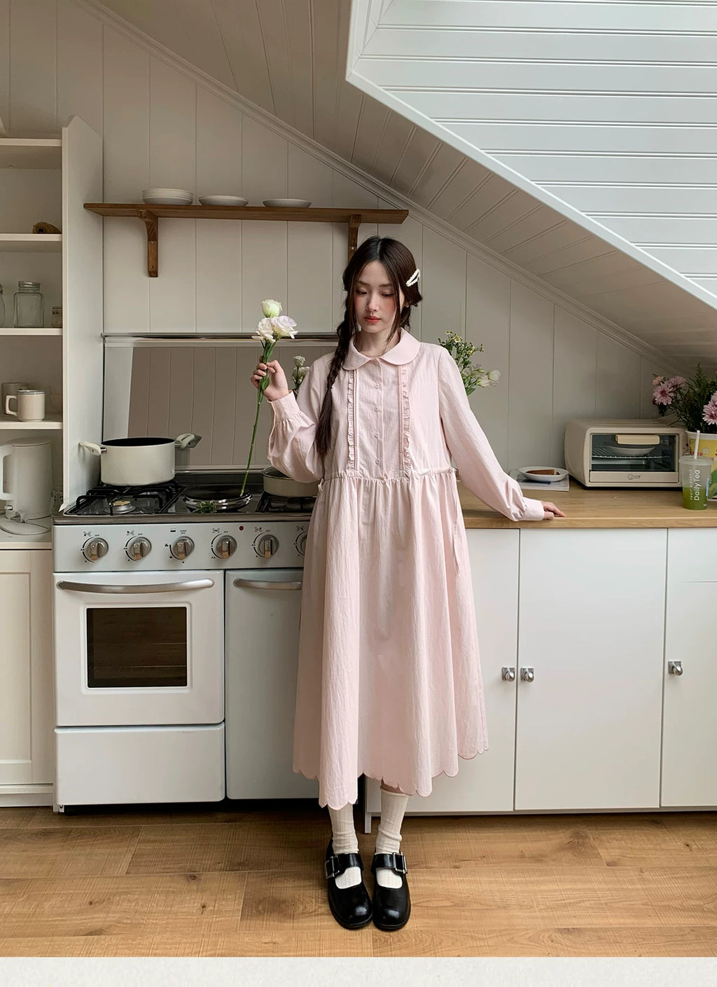 MUCHA Sweet Skinny Shirt Dress