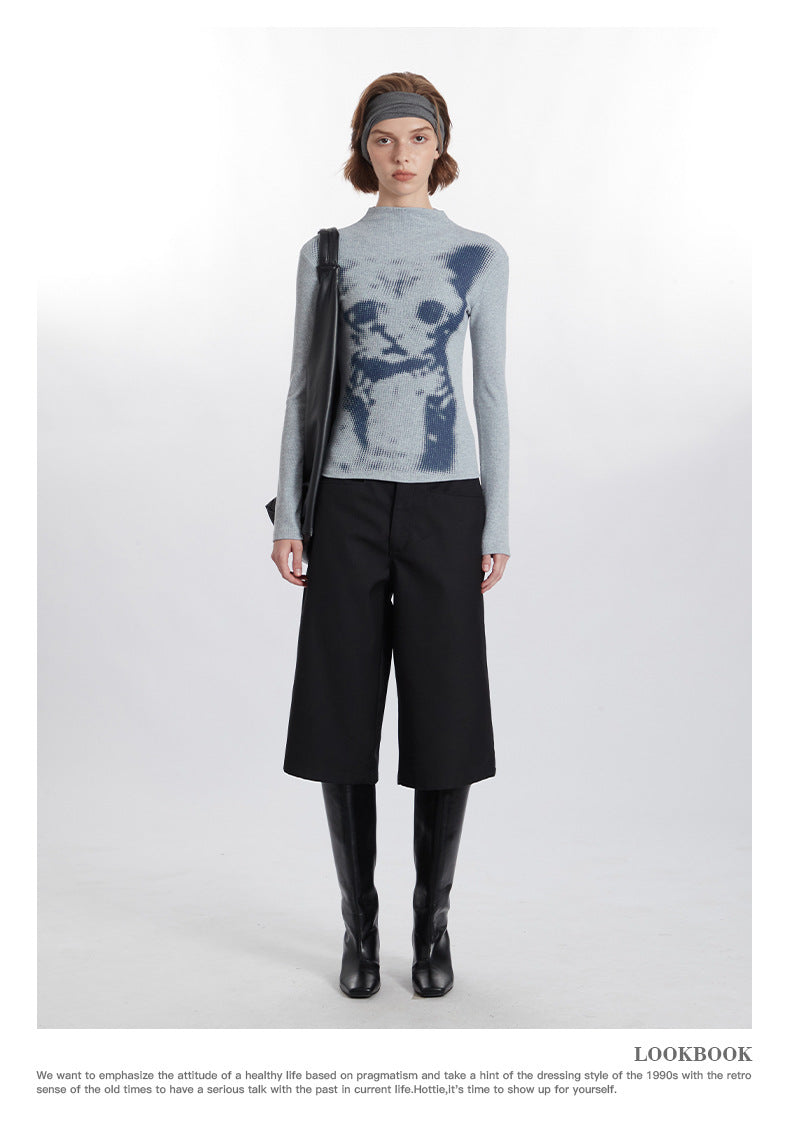 HeyHenry Cat Print Slim Sleeve