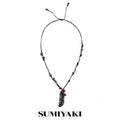 SUMIYAKI Braided Rope Beaded Handmade Necklace