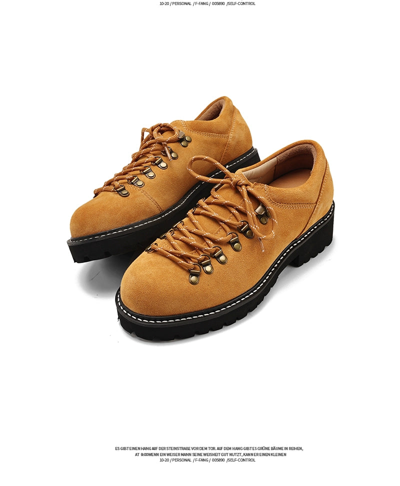 FANGSANHUO Retro Low-top Workwear Shoes