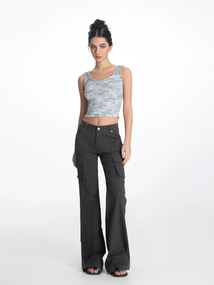 ABMY Fungus Edge Pleated Sling Vest