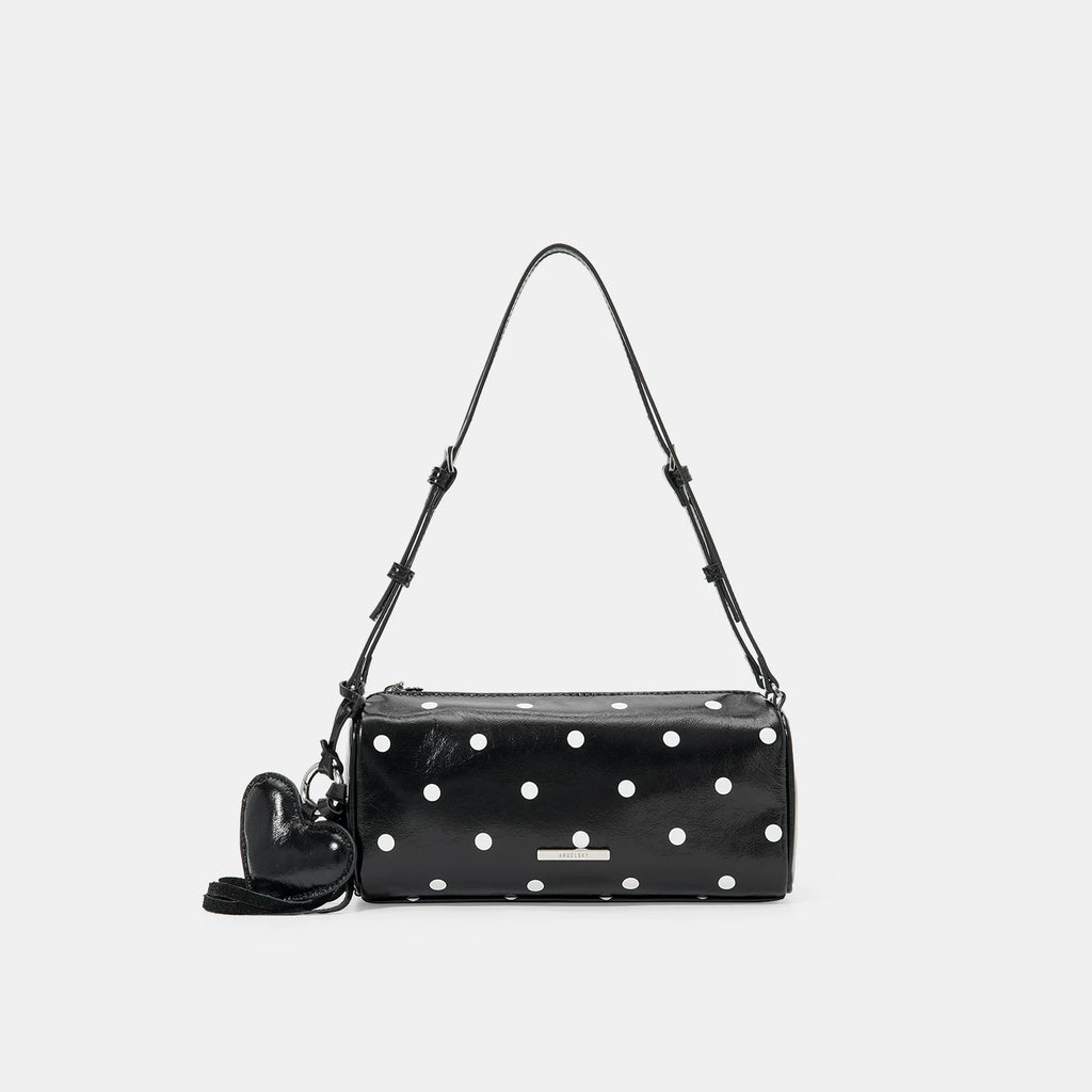 ANGELSKY Vintage Polka Dot Handbag