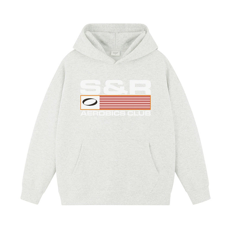 SOSER Vintage Casual Foam Hooded Sweater