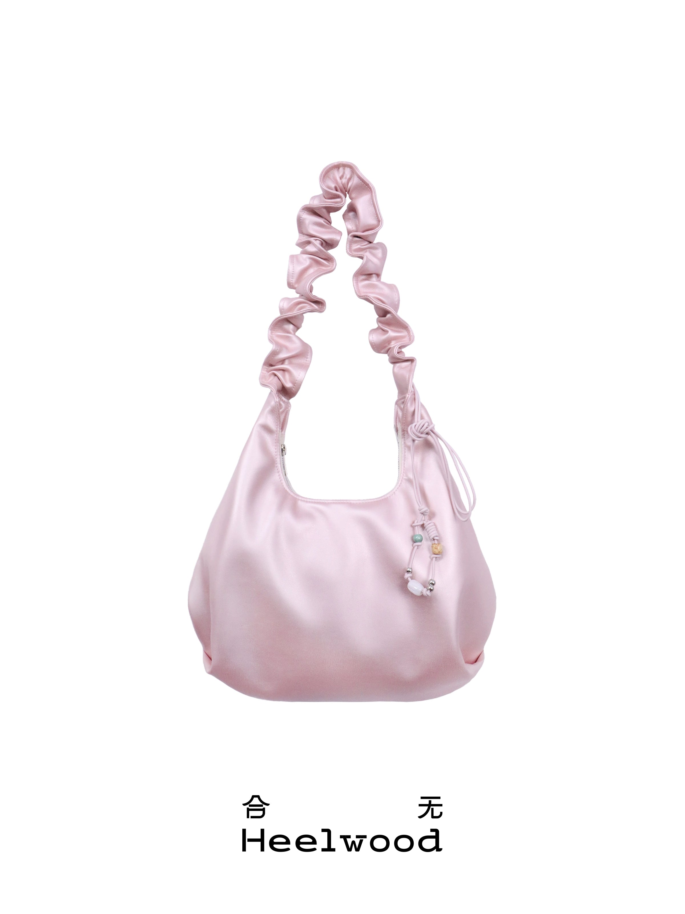 Heelwood Pleated Tote Shoulder Messenger Bag