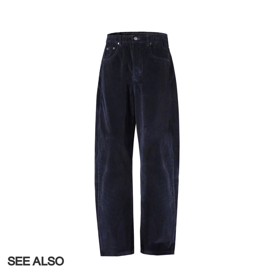 SEE ALSO "Corduroy pants" versatile elastic waist old sister scimitar trousers LD4331