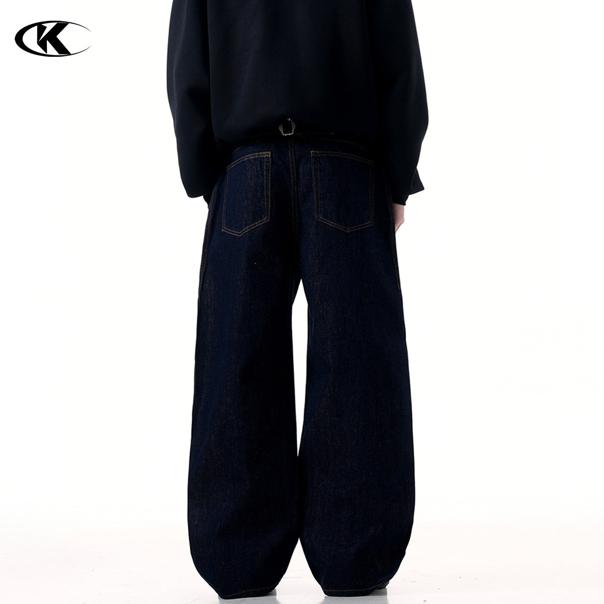 11KN Pleated Japanese Raw Denim Jeans