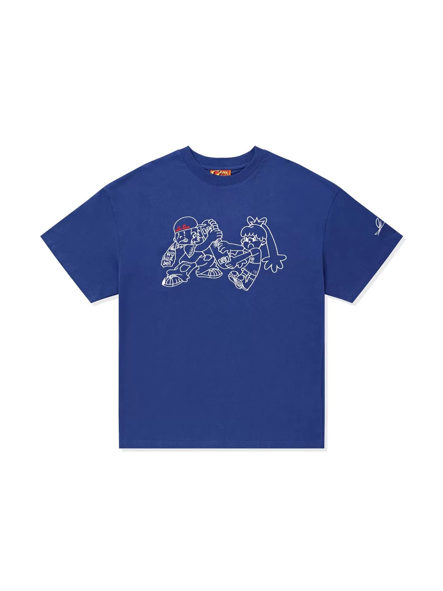 GameOne Cartoon Embroidery Character Casual Tee