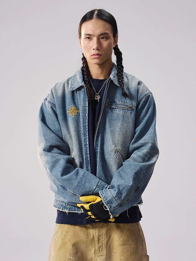 Remedy tooling Camel Denim jacket