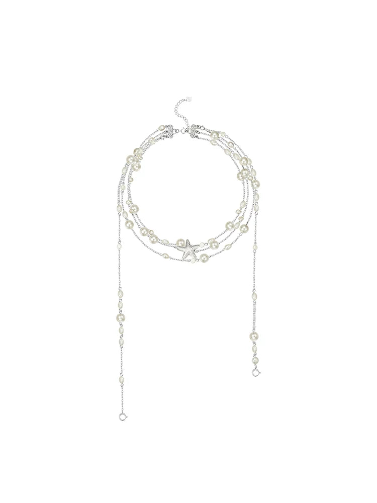 NO SOLUTION Premium Sense Pearl Necklace