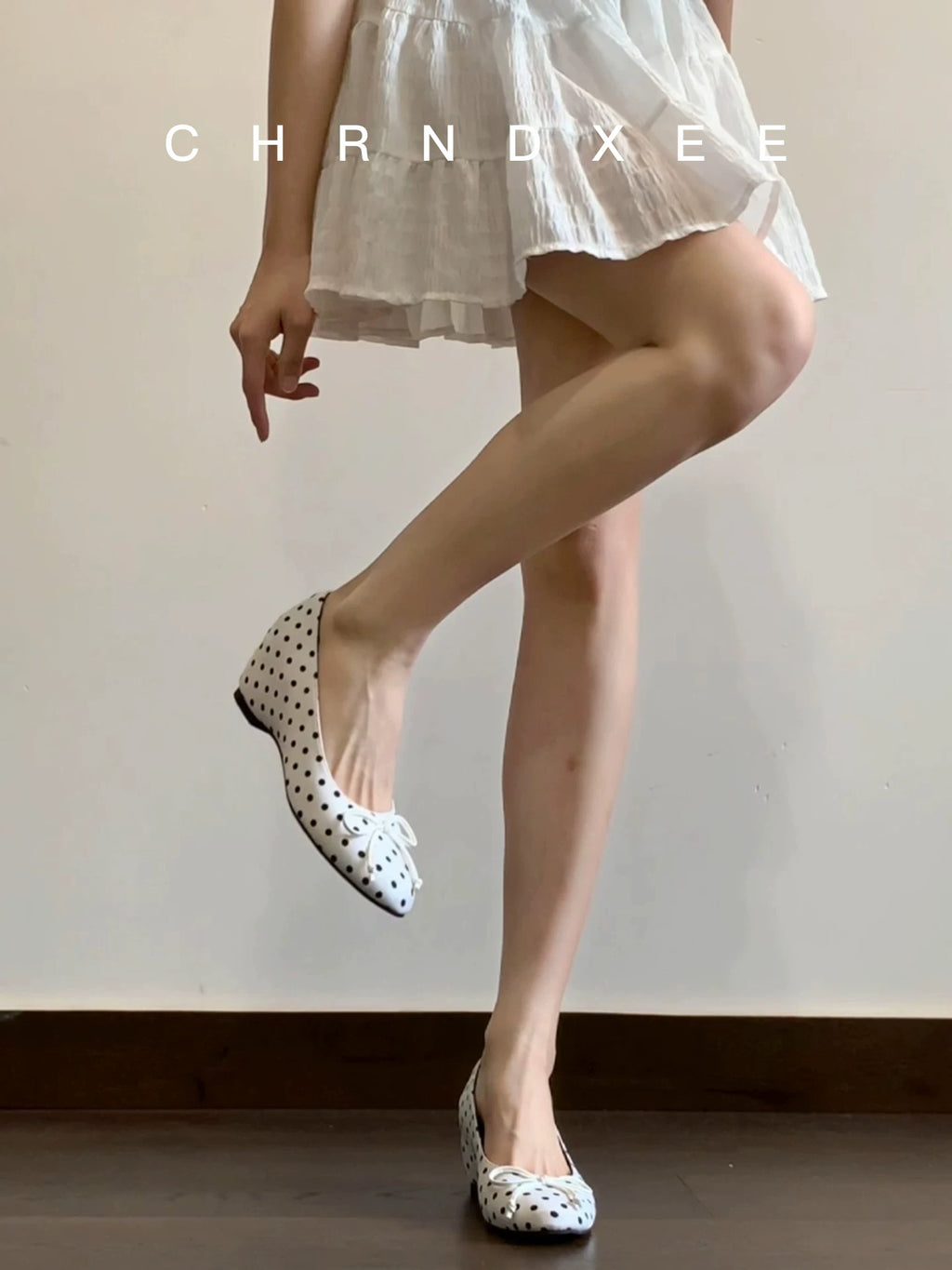 CHRNDXEE Versatile Bow Light Mouth Single Shoes