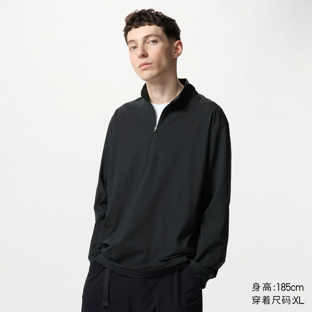 Uniqlo DRY-EX quick-drying breathable long-sleeved T-shirt UV protection sunscreen sweater 478676