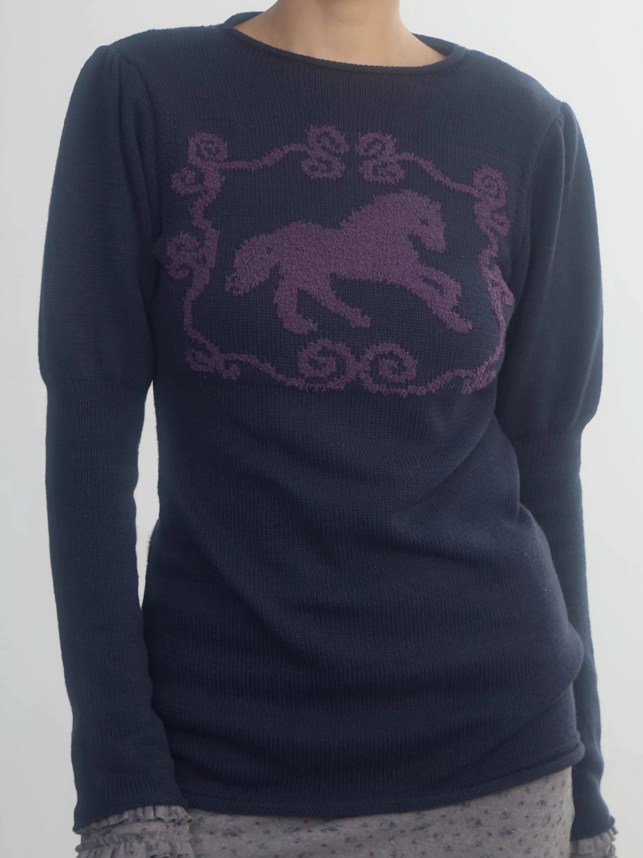 In Two Twos Fake Two Medium and Long Pony Sweaters