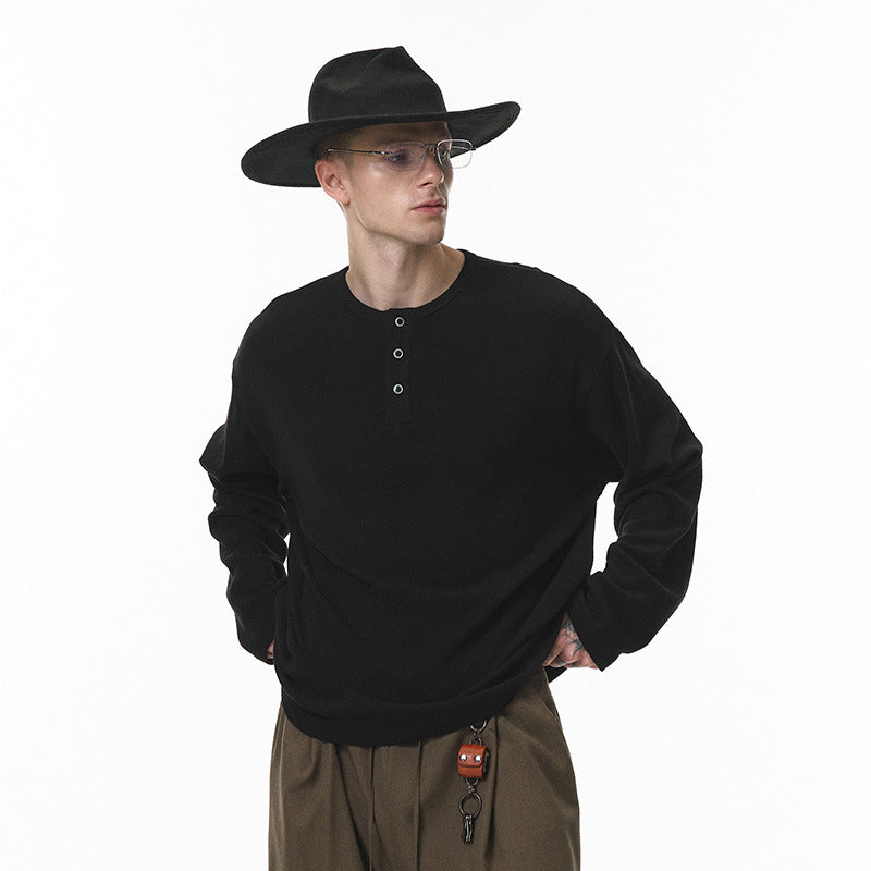 Inflation Lazy Henry Casual Long Sleeves