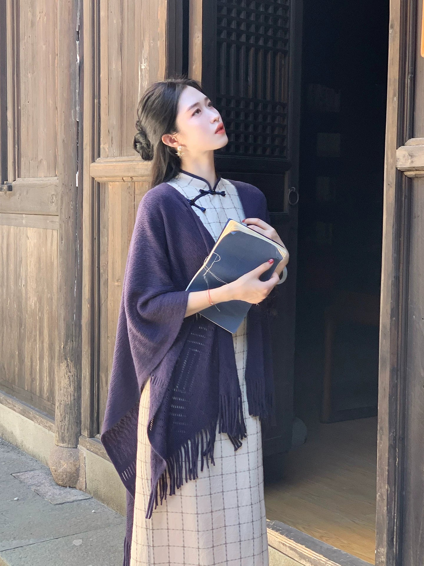 ZIHE Knitted Versatile Long Shawl