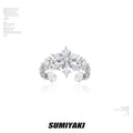 SUMIYAKI Rotating Multi-layer Snowflake Ring