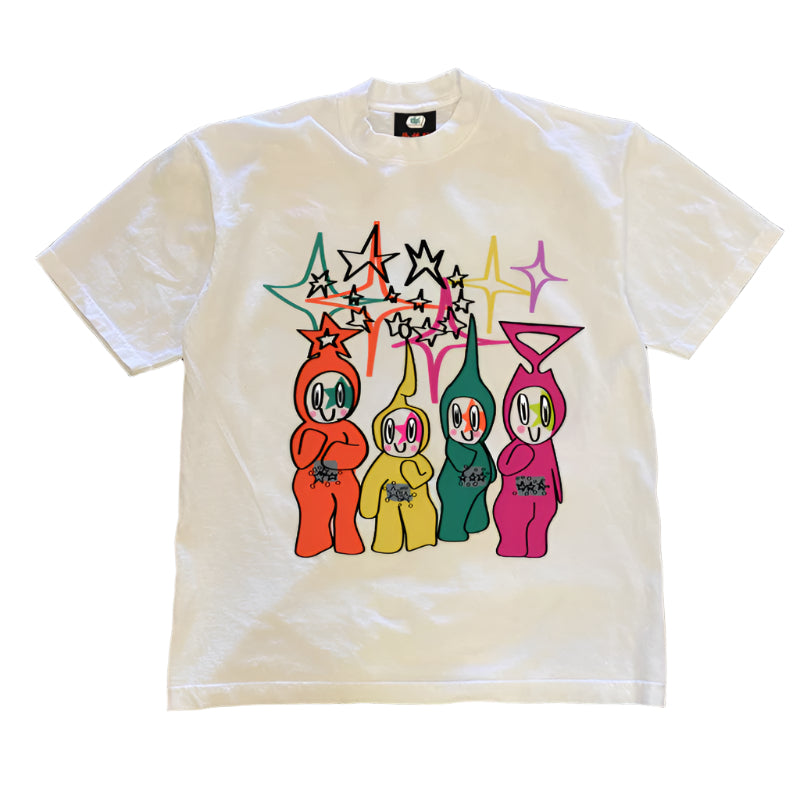 Wang Youbing Studio! TELELTABIES 260g 100% Cotton Tee