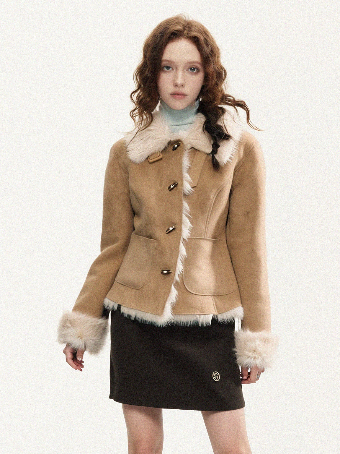 SUREENOUGH Skin-integrated Slim Warm Thick Jacket