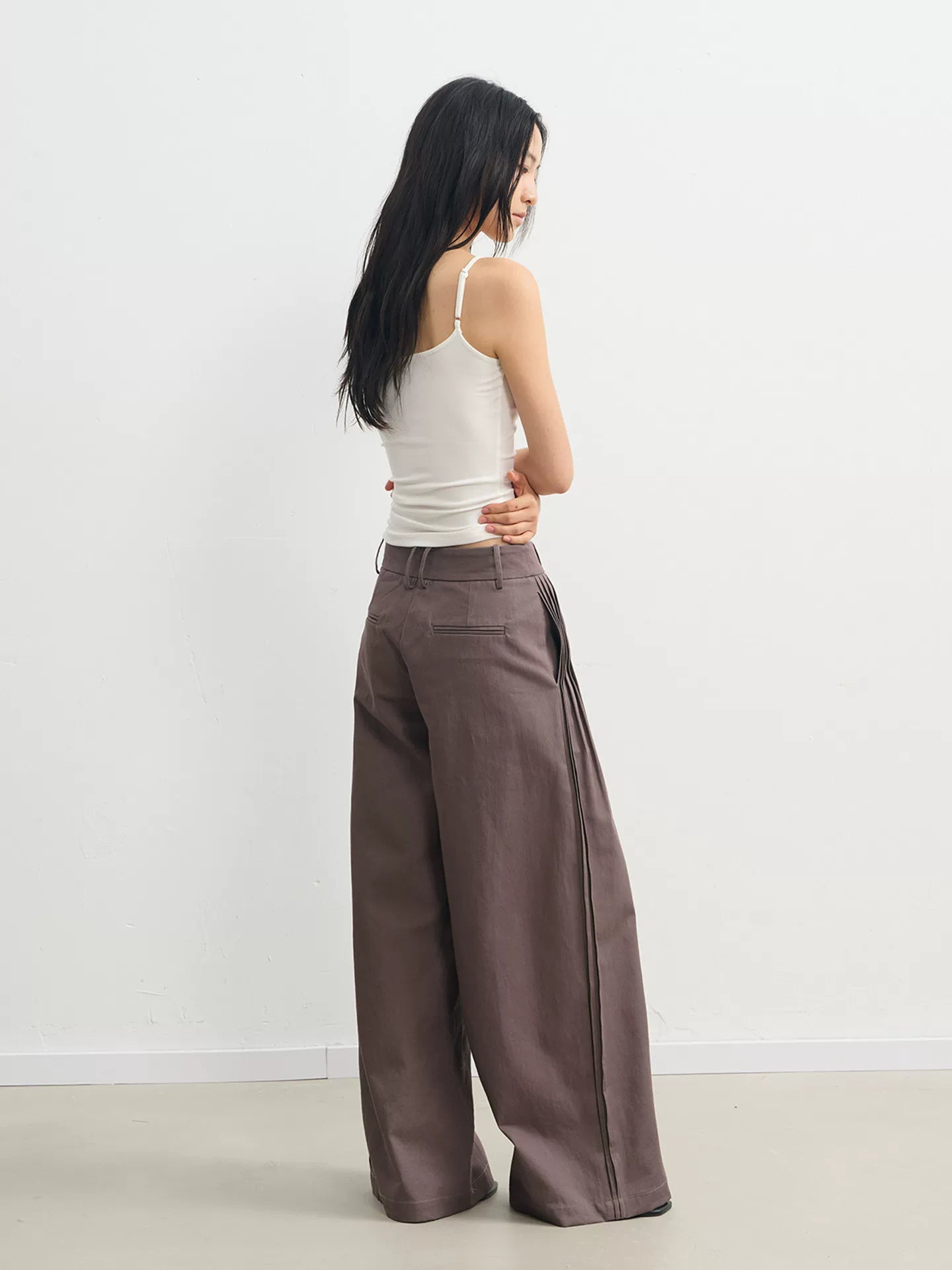 LINY LIBERTY Vintage Wide-leg Slacks