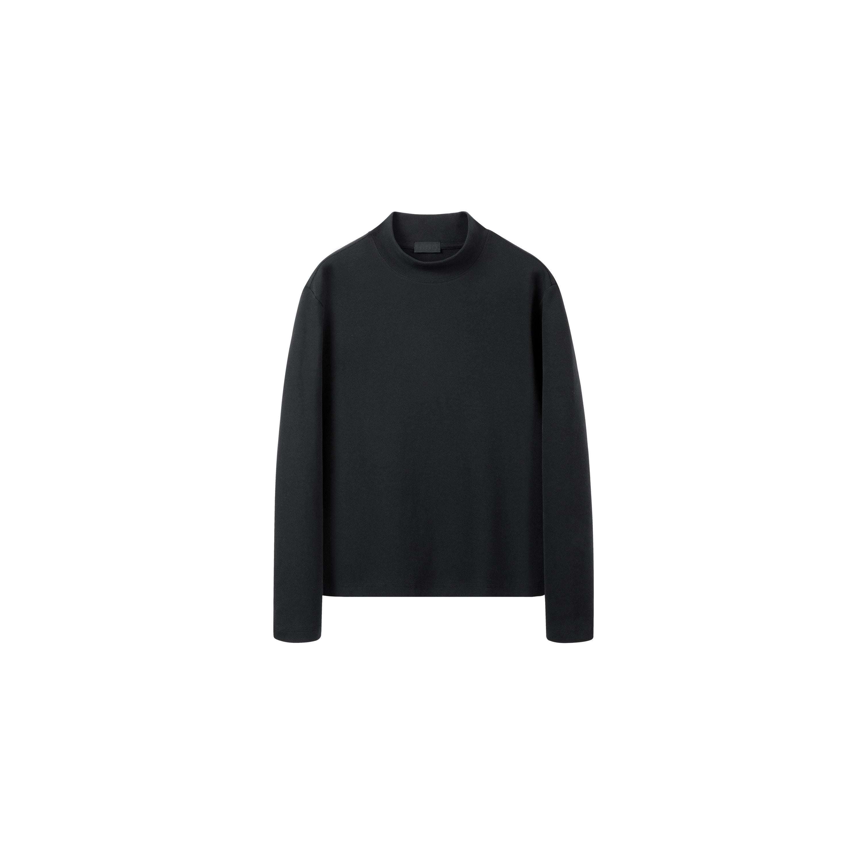 PLUS NO LOGO Warm Double-sided Polished Turtleneck Long Sleeves
