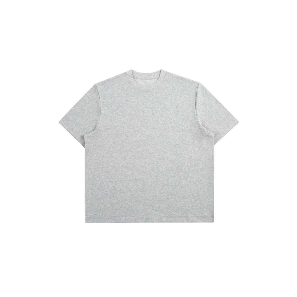 PLUS NO LOGO Small Neckline Short Wide Cool Tee