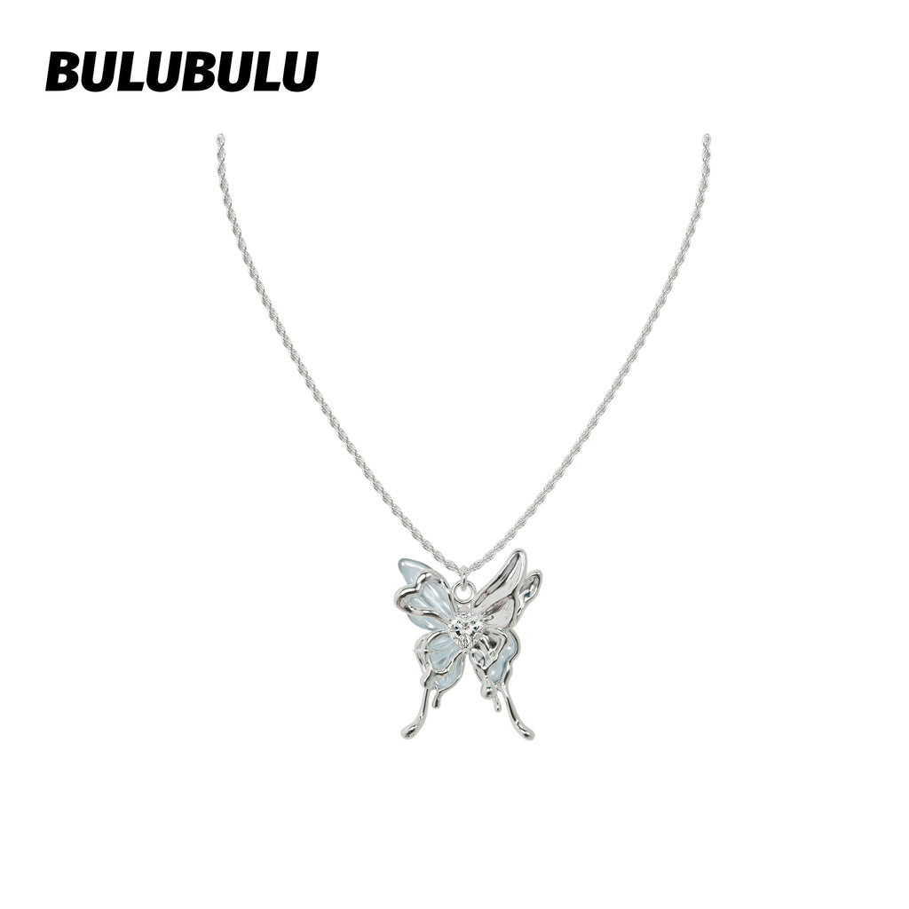 BULUBULU Flapping Butterfly Simple Necklace