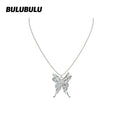 BULUBULU Flapping Butterfly Simple Necklace
