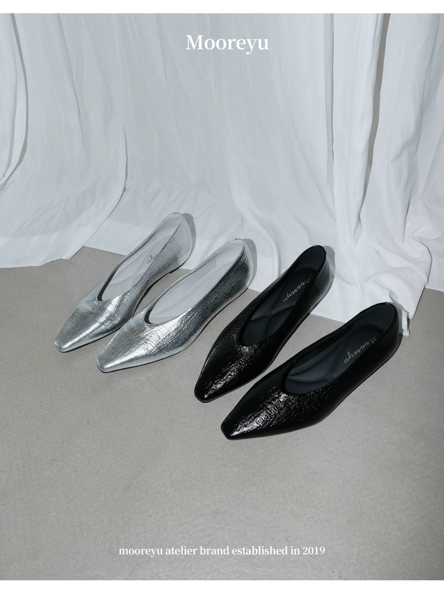 Mooreyu Vintage Versatile Pointed Shoes