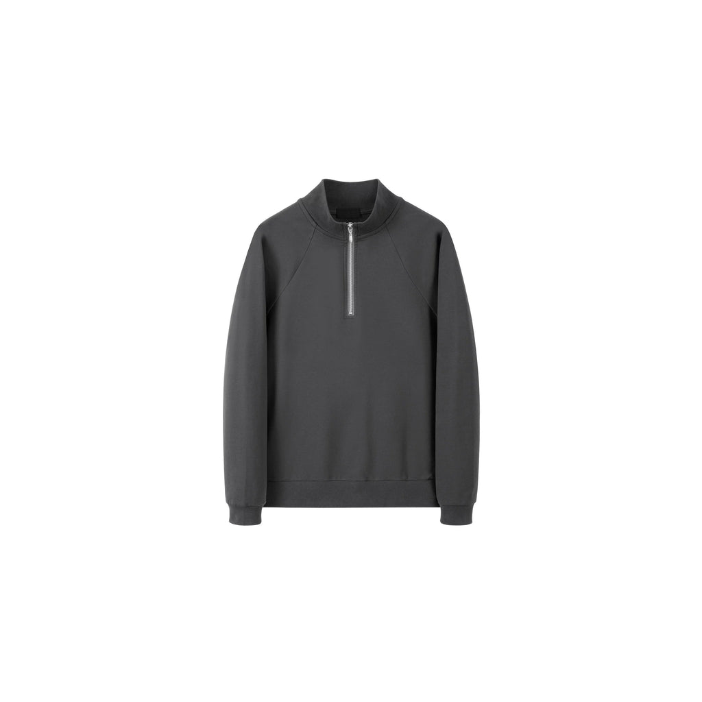 PLUS NO LOGO Half Zip Shoulder Sweater