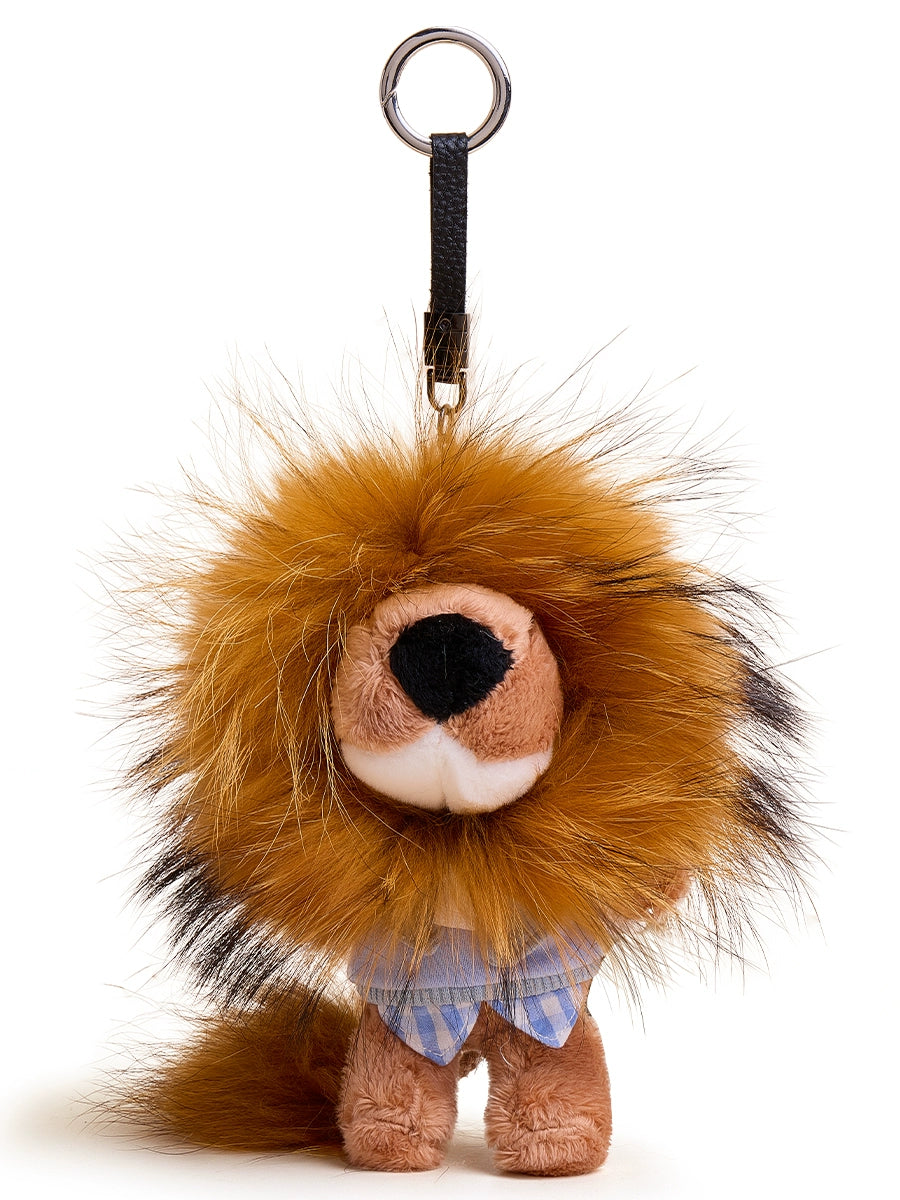HAVEROSE Creative Plush Lion Doll Bag Pendant