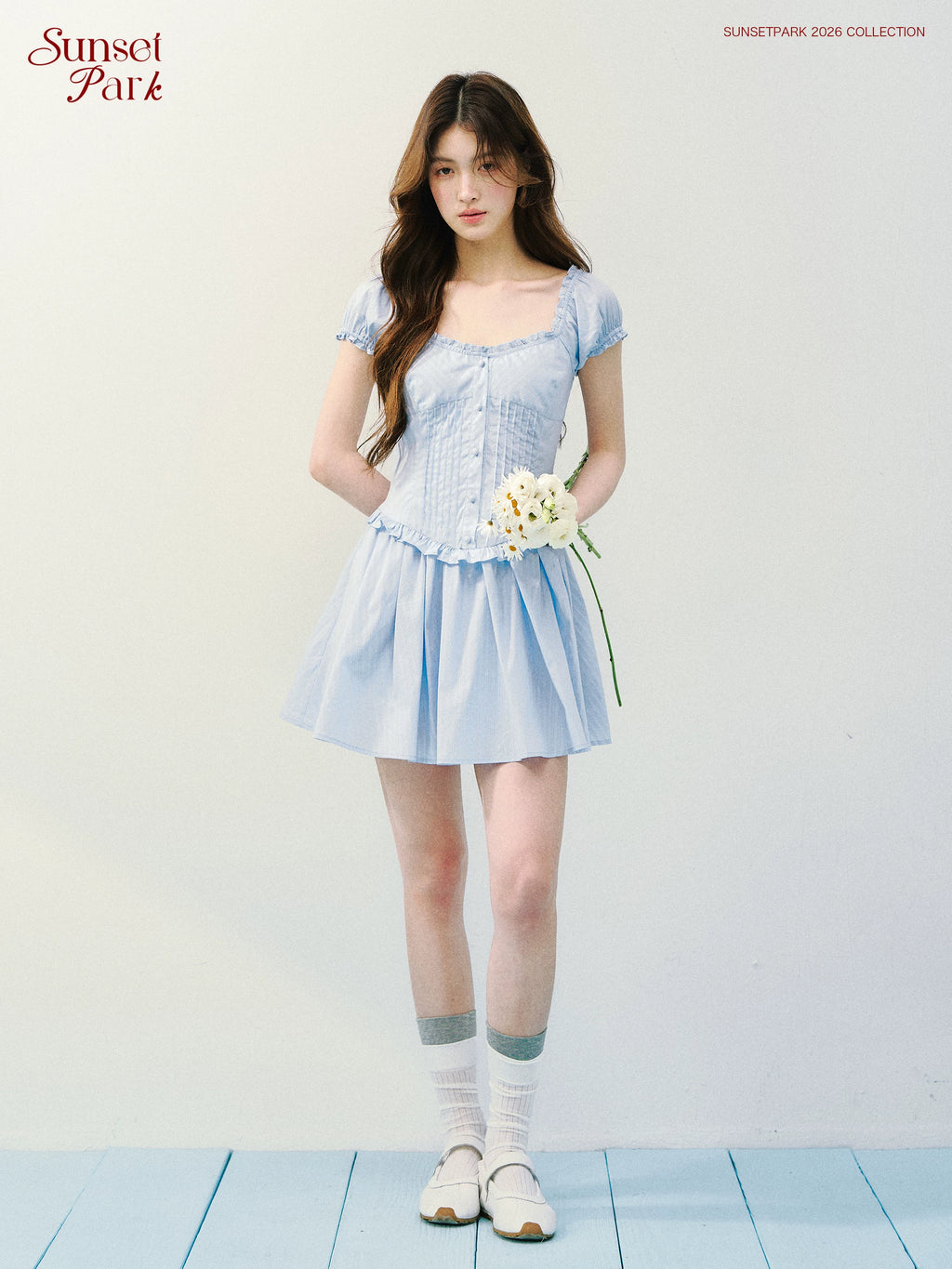 SunsetPark Striped Waist Slim Dress