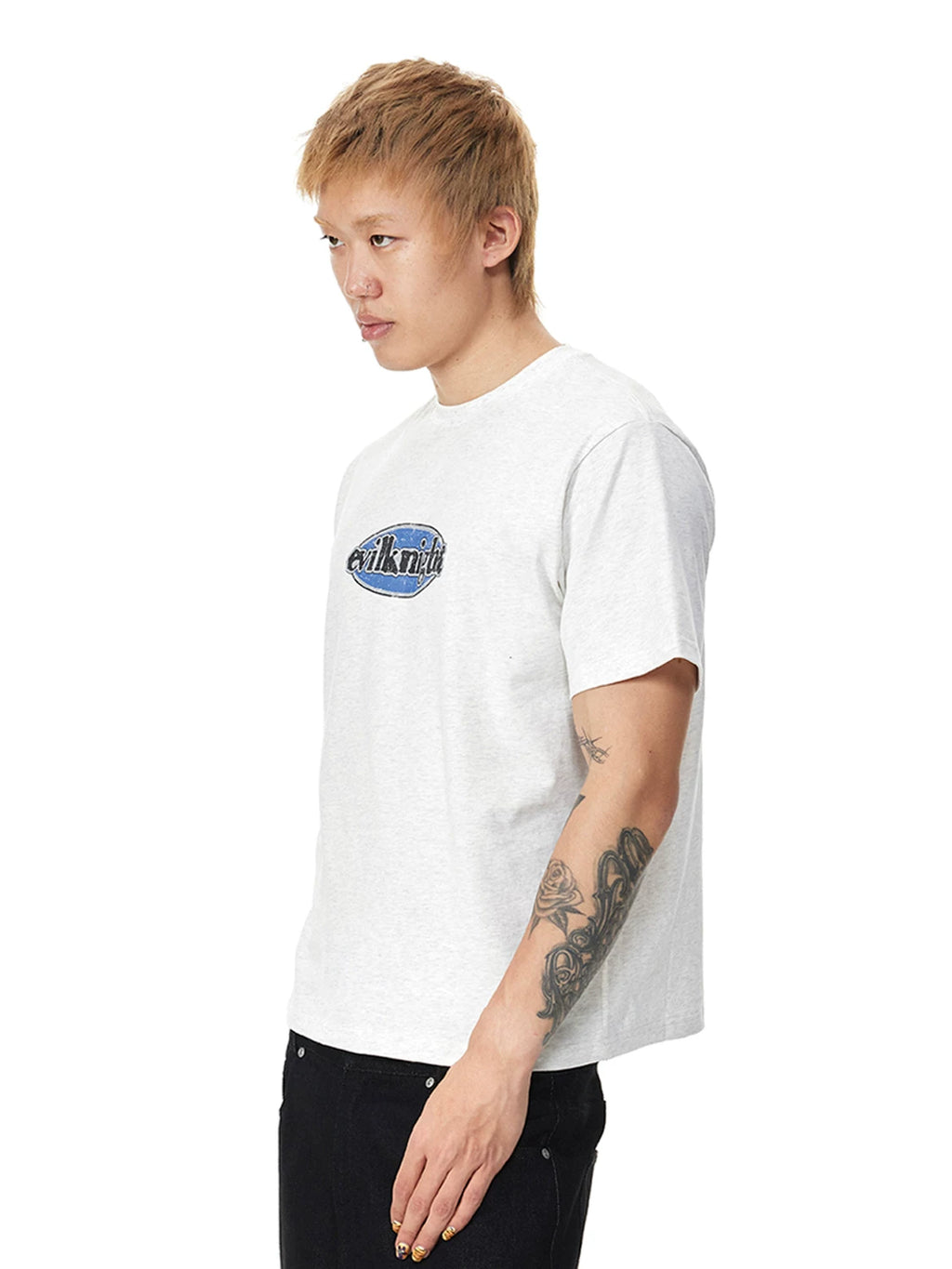 EK Badge Logo Skin-friendly Breathable Simple Tee