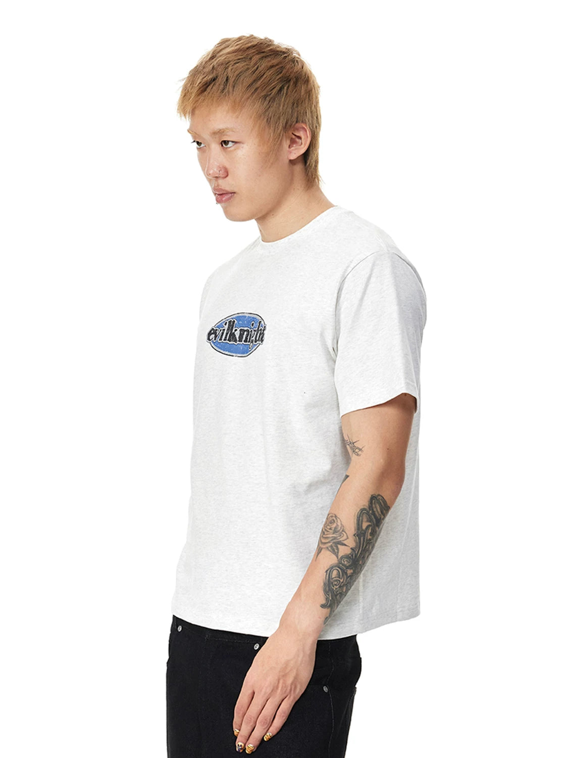 EK Badge Logo Skin-friendly Breathable Simple Tee