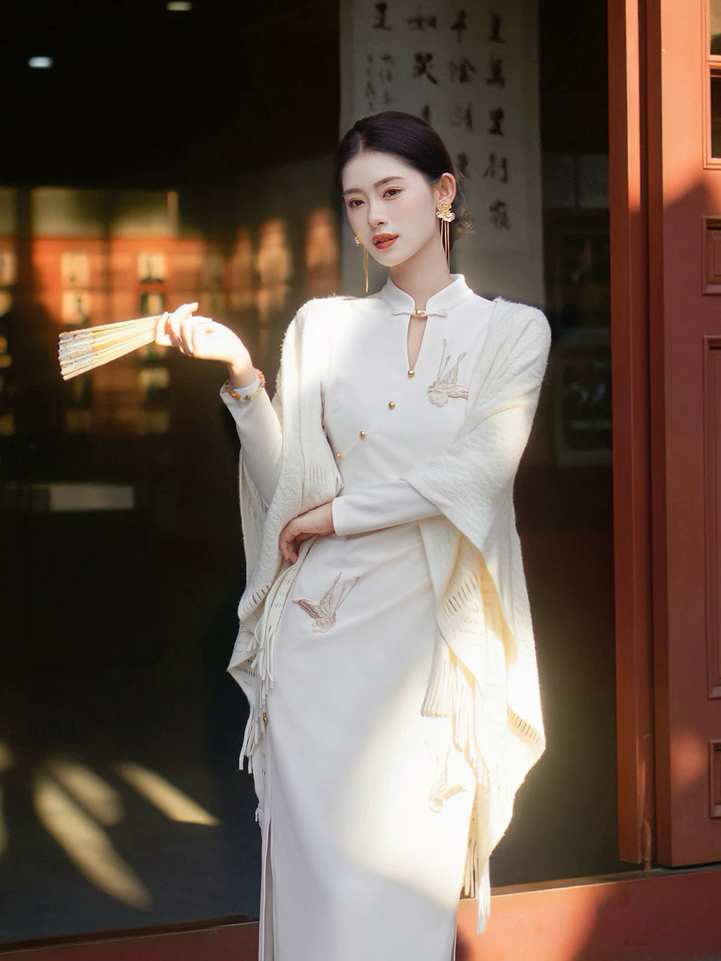 ZIHE High-end Festive Knitted Dress