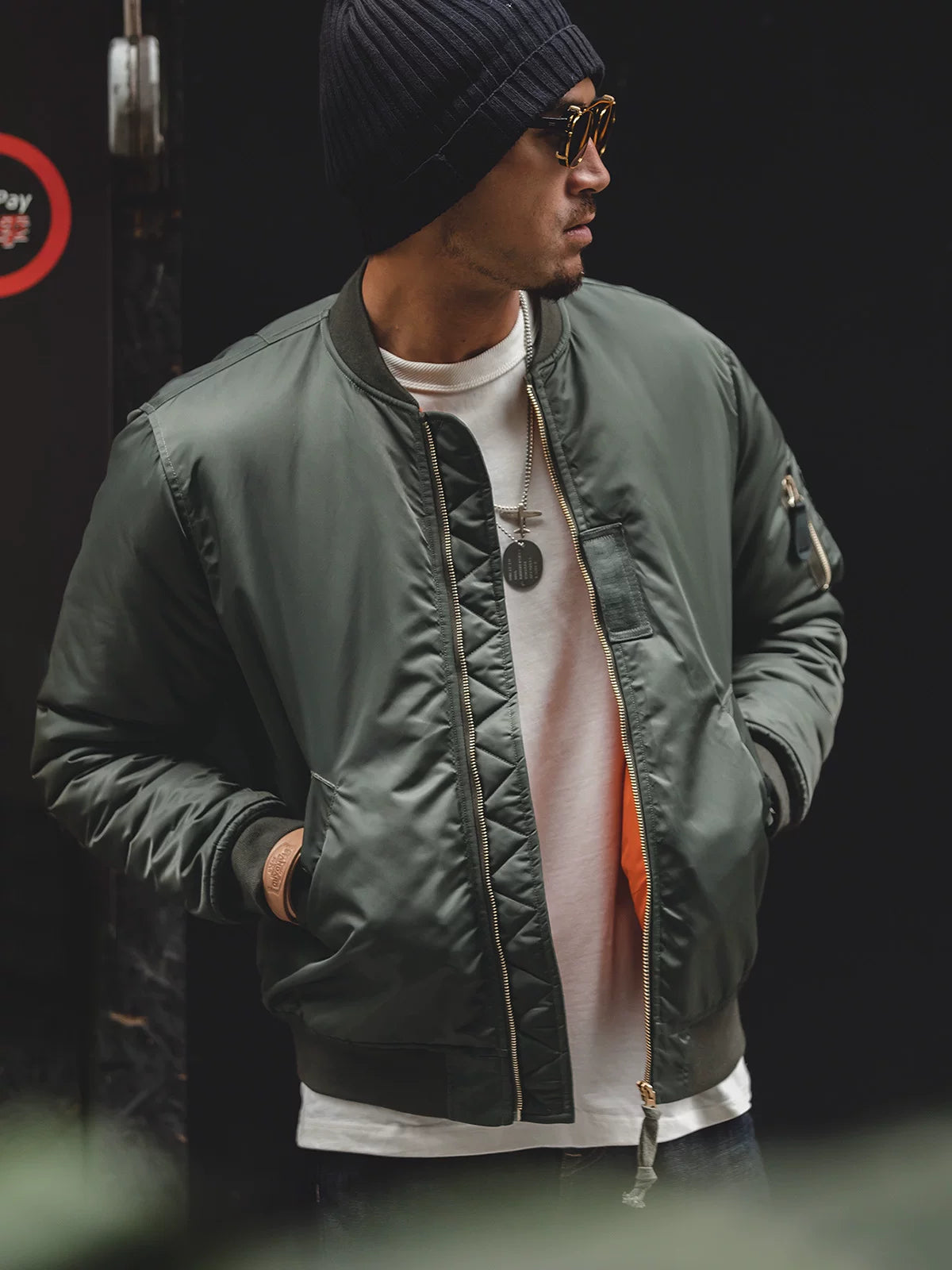 Madden air MA1 cotton bomber short jacket
