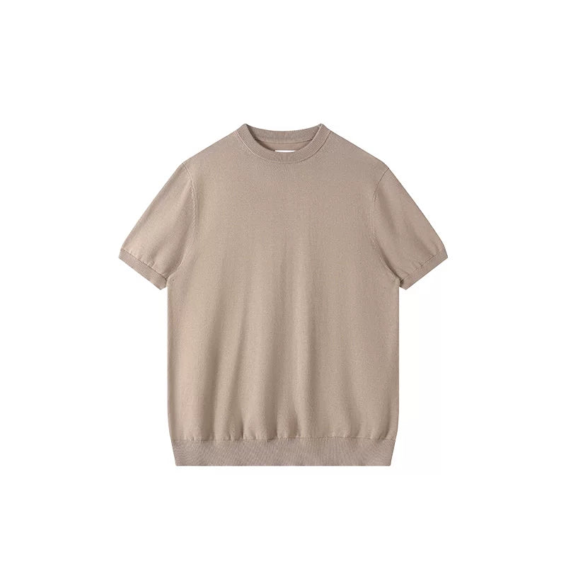 GOODLIVEABLE Front Shoulder Casual Comfortable Tee