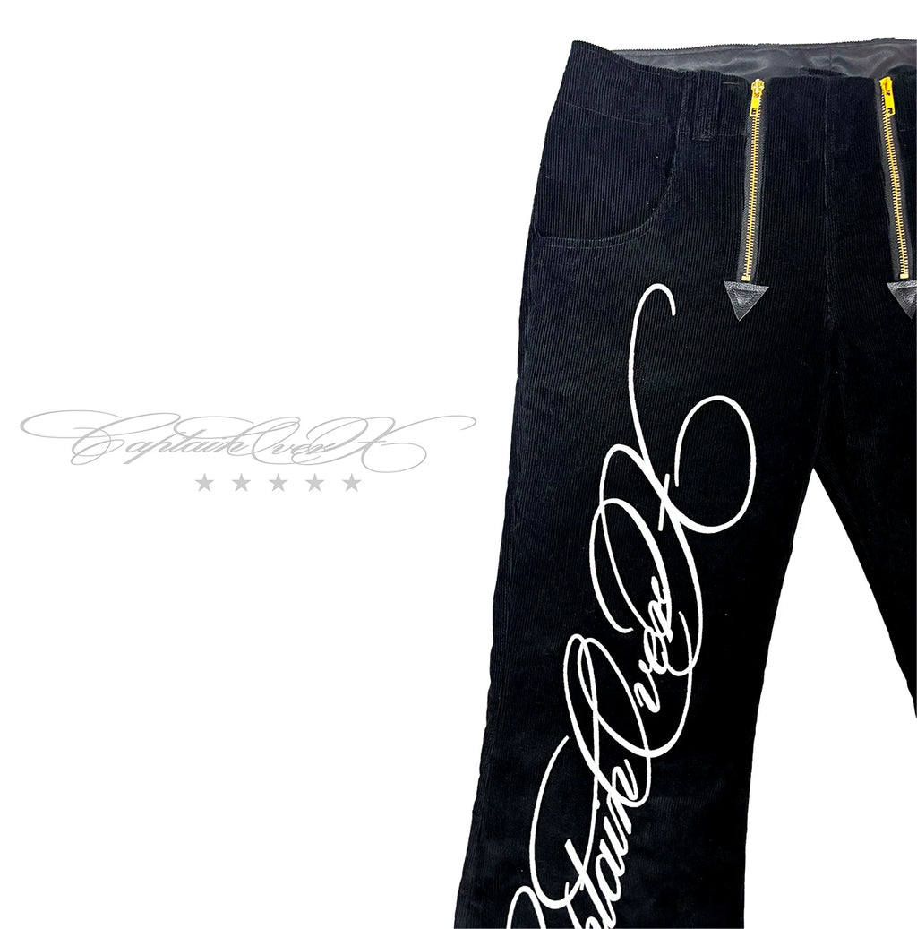 BSSHTTWASIL Helmsman Embroidered Corduroy Pants
