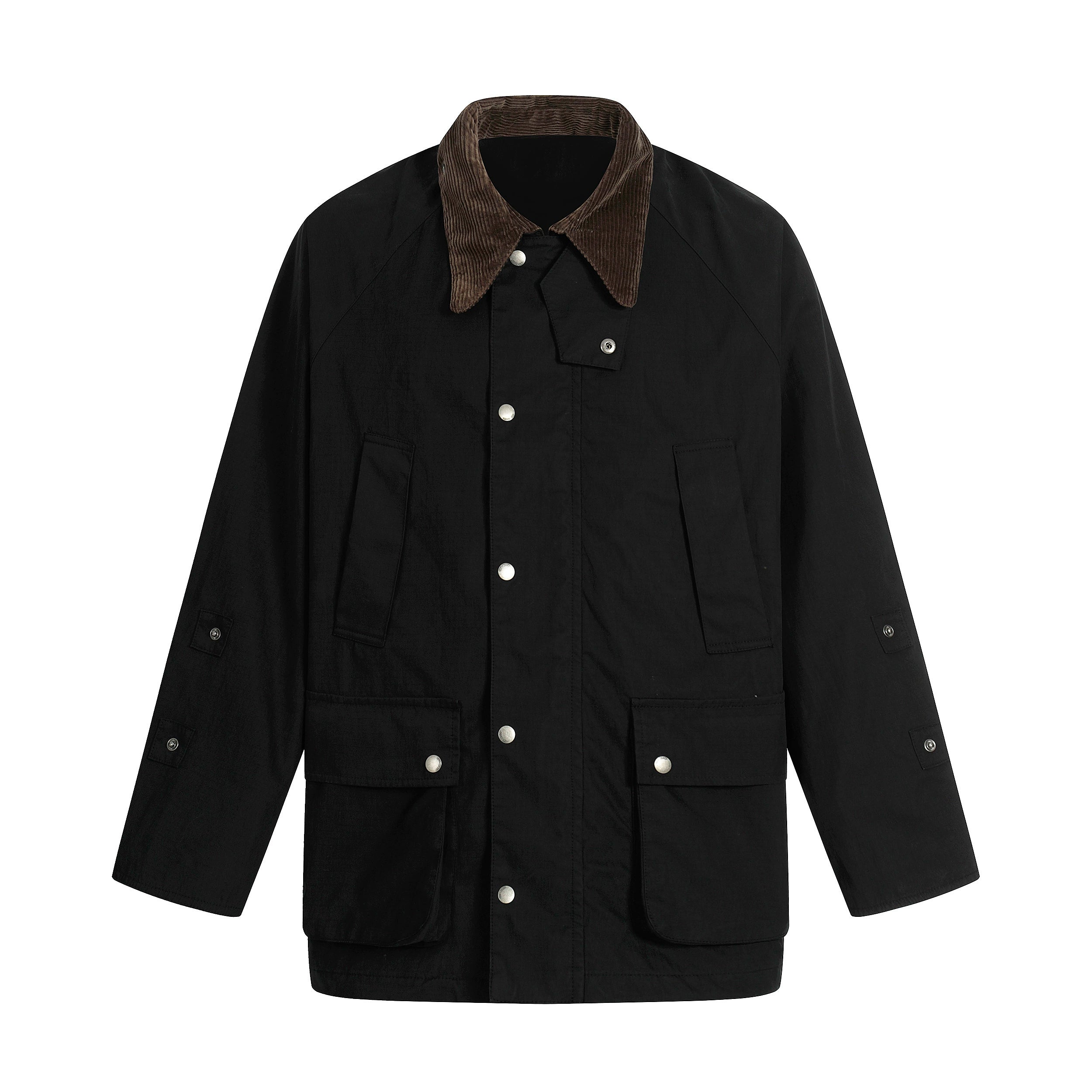 MADWITCH Vintage Stitched Corduroy Collar Jacket