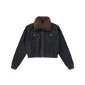 CHANYOOU Retro Lapel Padded Denim Cotton Clothes