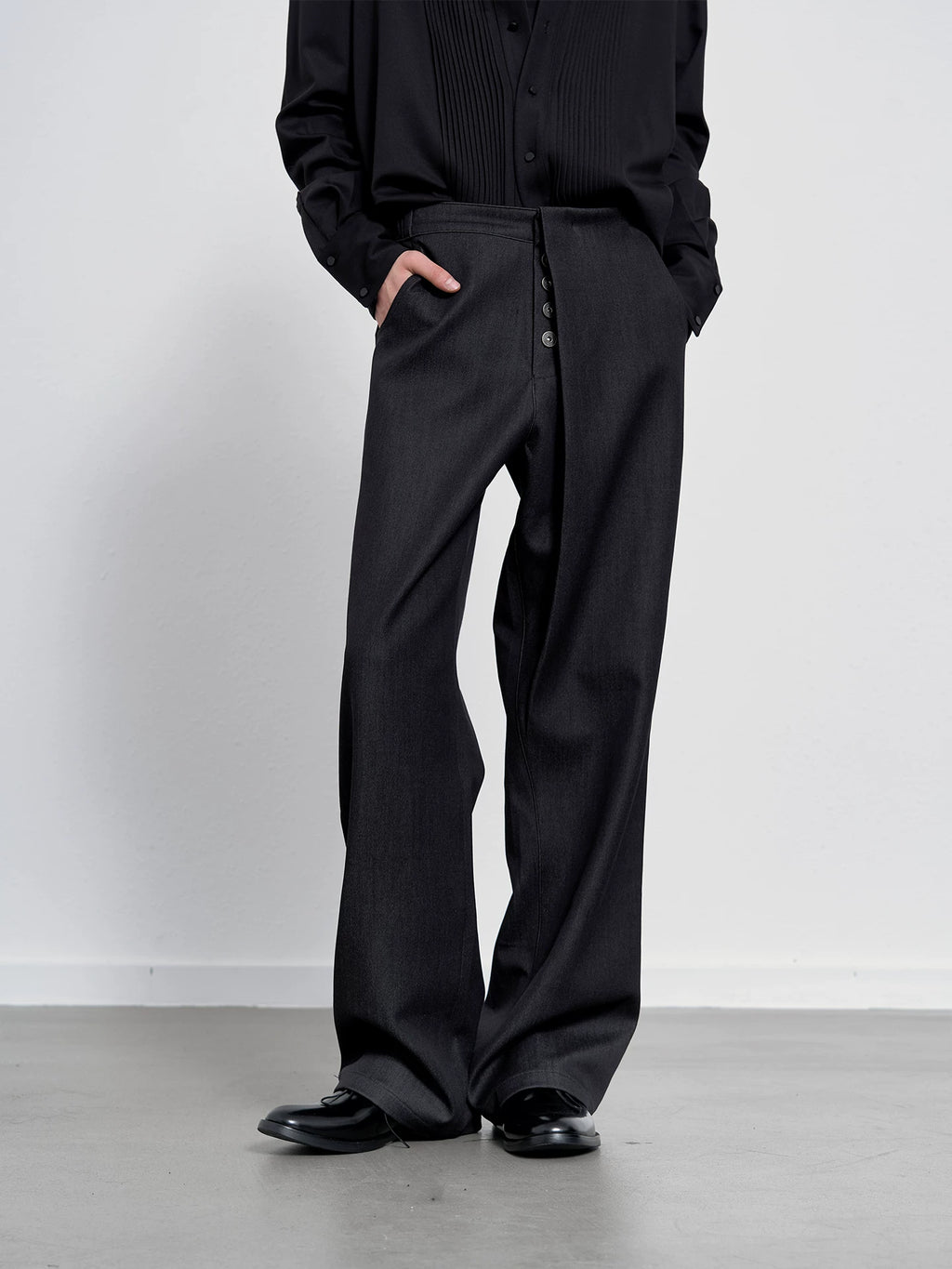 Slight Vogue Single Pleated Anti-Wrinkle Casual Pants