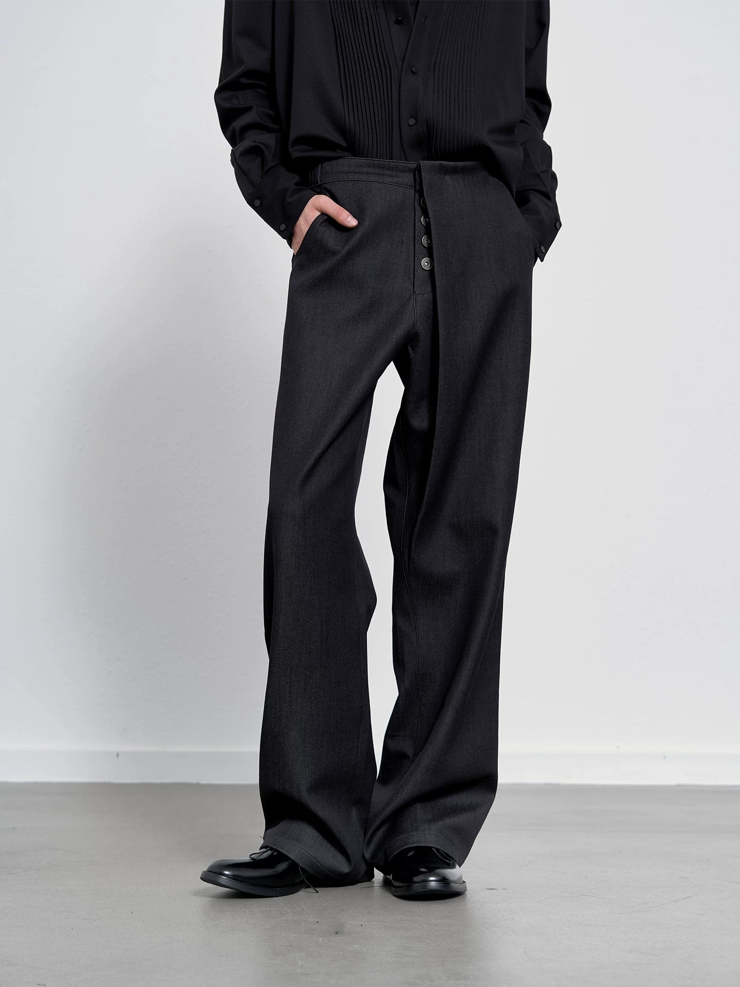 Slight Vogue Single Pleated Anti-Wrinkle Casual Pants
