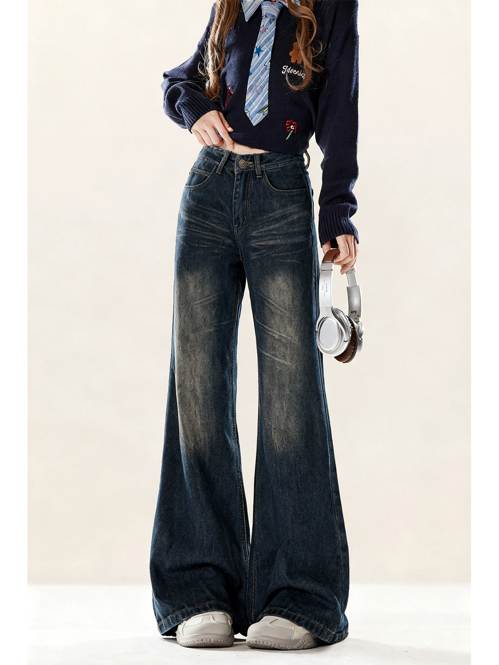 ZRSEE Vintage High Waist Jeans