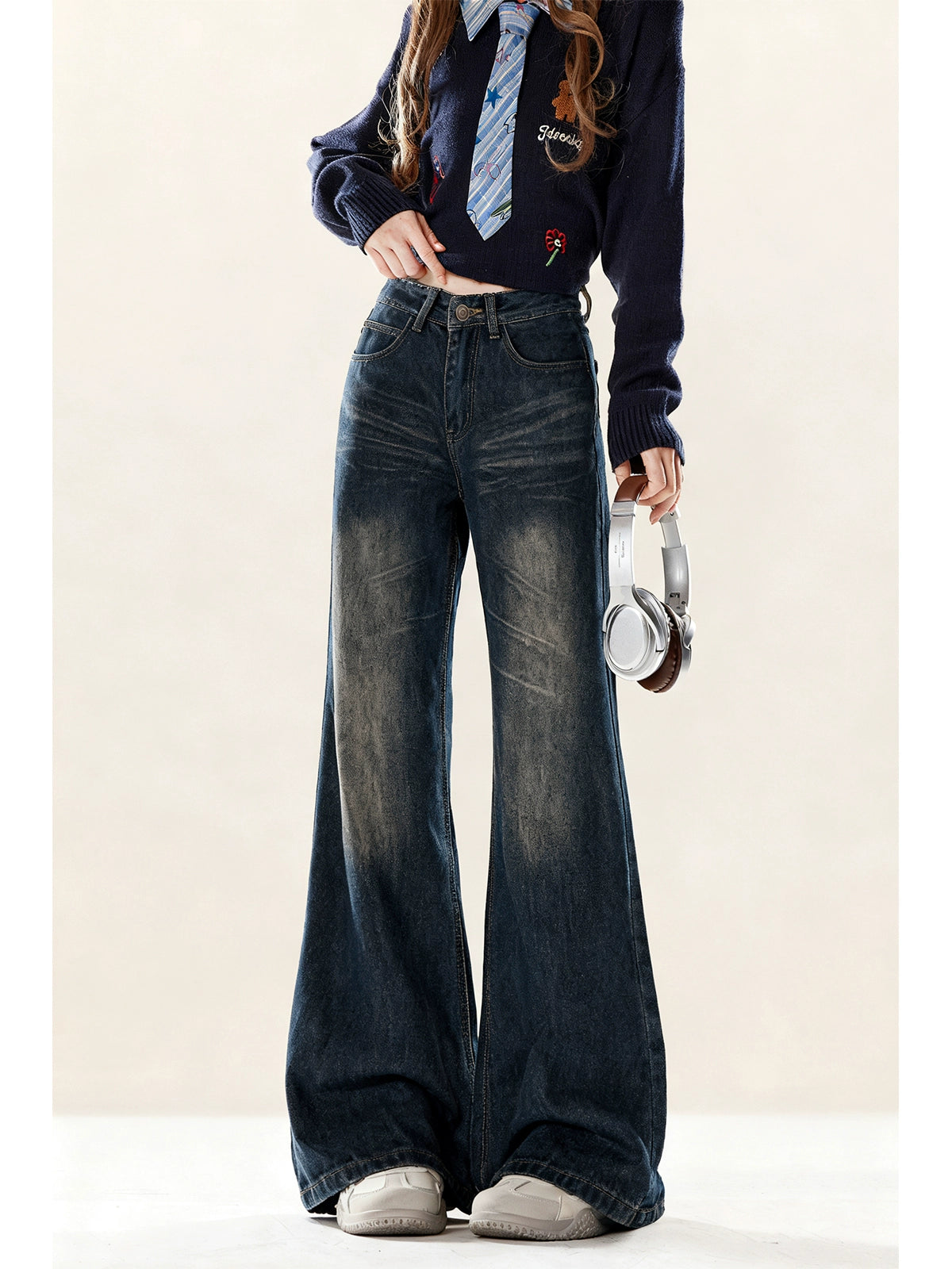 ZRSEE Vintage High Waist Jeans