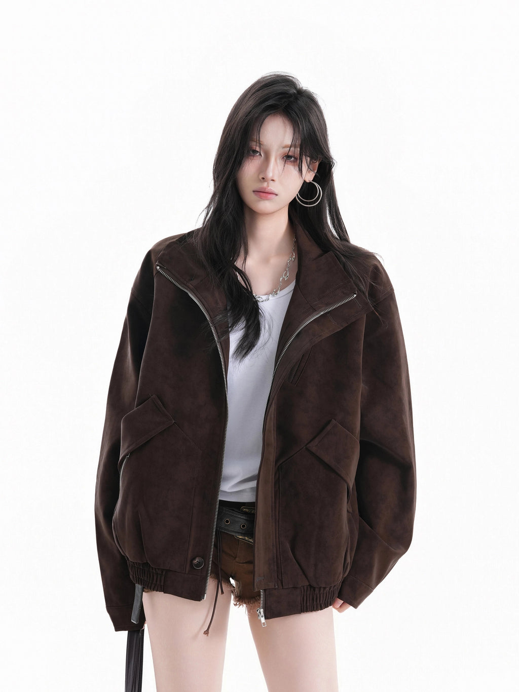 Zuocisankon Vintage Loose Jacket